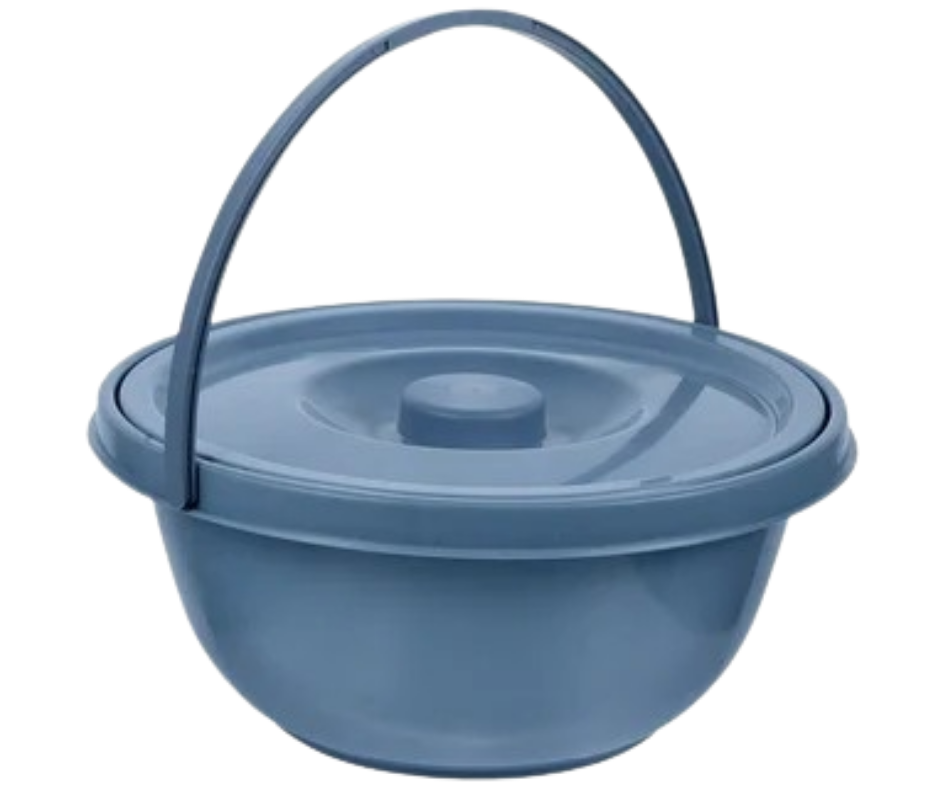 Commode Container with Lid